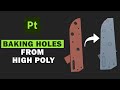 Baking Holes From Hi-Poly To Low Poly In Substance Painter