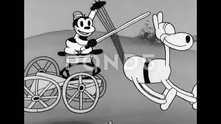 1930 - In This Animated Film, Bosko Gets Off A Horse After Playing Its Tail Like Video