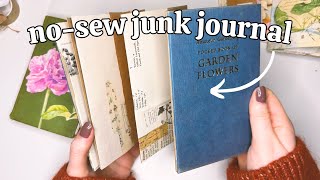 Turn an old book into a no-sew junk journal 🌟 Beginner-friendly tutorial