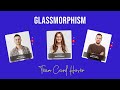 Glassmorphism Team Card Hover Effect | CSS Hover Effects