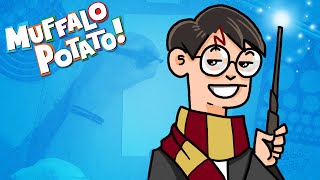How to Draw HARRY POTTER Using Letters and Numbers with Muffalo Potato