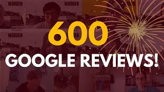 Celebrating 600 Google Reviews!