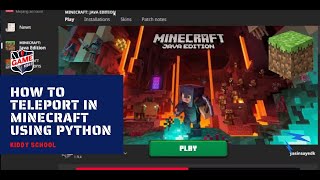 How to Teleport in Minecraft using Python