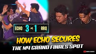 THIS is HOW ECHO WON AGAINST RRQ in M4 LOWER BRACKET FINALS. . . 😮