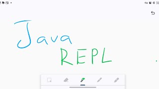 jshell intro - Java REPL