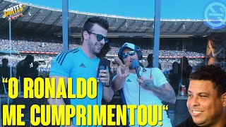 😱 REAÇÃO DE DIOGO MEDEIROS E LUCIANO DACASA QUANDO RONALDO OS CUMPRIMENTOU KKKKKKKK