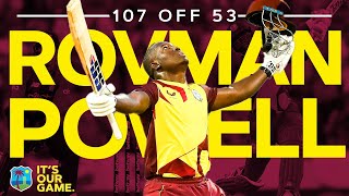 Rovman Powell's INCREDIBLE 107 off just 53 Balls vs England! | West Indies Men vs England 2022