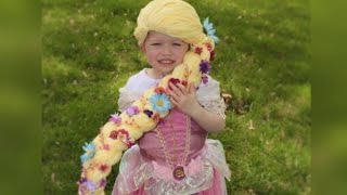 Mom Creates Magical Yarn Princess Wigs For Little Girls Going Through Chemo