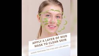 LAIKOU Matcha Green Clay Mud Face Mask Anti wrinkle Night Facial Packs dark circle Moisturize A