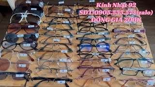 Phiên 373: Kính Nhật ĐỒNG GIÁ 200K chuẩn đẹp, chất lượng cao. SĐT:0905.553.573(zalo)🍀