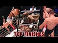 Top 150 Finishes 2023: Knockouts & Submissions (MMA, Kickboxing, Muay Thai)