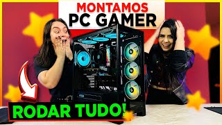 Montamos o PC GAMER PERFEITO pra Full HD 🎁 Ryzen 7 da Cris com a Laura... na casa dos 5K