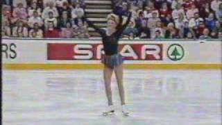 Lisa Sargeant (CAN) - 1990 Worlds, Ladies' Original Program (German Broadcast Feed)