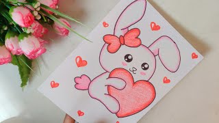 Kawaii Bunny Draw/Project Front Page Design 2020/Project,Assignment,Notebook border/Paper decoration