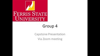 2020 Capstone presentation: Group 4