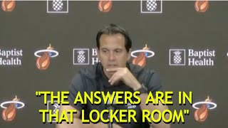 Erik Spoelstra and Bam Adebayo Discuss Miami Heat's Disappointing Loss to 76ers