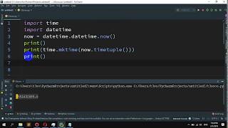 How to convert a date to the timestamp in Python
