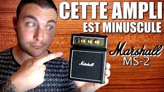 JE TESTE LE PLUS PETIT AMPLI GUITARE AU MONDE ! (Marshall MS2 Micro Amp)