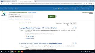 How to Search the EBSCO eBook Collection