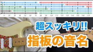 超スッキリ！ギターの指板の音はこうなっている【ギターレッスン】山脇オサム