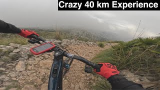 Crazy Experience, Exploring The Beauty from Esporles to Santa Ponça (40 km)! #emtb #challenge