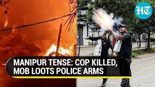 Mob Loots Manipur Police Arsenal In Bishnupur; Cop Shot Dead In Clash Between Armed Miscreants