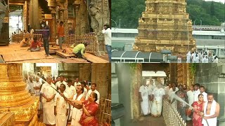 Koil Alwar Thirumanjanam Performed At Tirumala Sri Venkateswara Swamy Temple