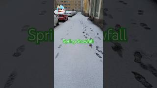 Cold will never end! Spring Snowfall in Helsinki Finland หิมะตกในฤดูใบไม้ผลิที่ฟินแลนด์