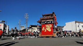 2023年 半田市 第９回はんだ山車まつり ２日目（板山地区 日役組神力車 復路）