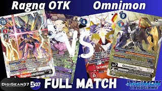 RagnaLoardmon OTK VS Omnimon DNA | Digimon Card Game | Special Booster Ver.2.0