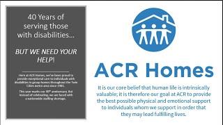 ACR Homes Staffing Crisis