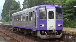 JRキハ120形気動車 関西本線 普通列車 (2014.7.13)