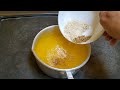 transforming butter into ghee very tasty