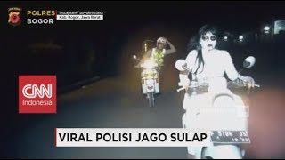Viral Polisi Jago Sulap Tilang Kuntilanak, Brigadir Bayu Kristiana