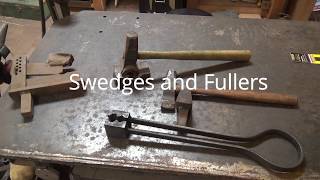 Blacksmithing tools. Swedges and Fullers - basic blacksmithing