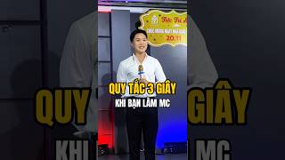 Quy Tắc 3 Giây Khi Làm MC - Bí Quyết Tự Tin Dẫn Chương Trình! - MC MỸ VÂN