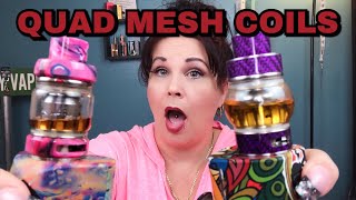 New Look \u0026 Quad Mesh Coils? Are you kidding - Freemax Mesh Pro