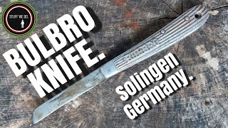 BULBRO Knife. Made in Solingen Germany.