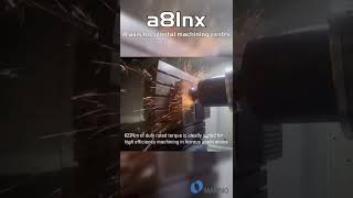 Sparks time!⚡️⚡️⚡️ a81nx heavy roughing iron casting🤯 follow us for more videos! #sparks #machining