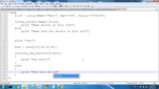 Key Exists and Array Key Exists Function In PHP