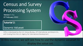 Tutorial 2: Dynamic Value set