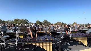 Vista Ridge High School Band 2024 - Our Journey of Hope Front Ensemble Run