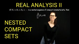 Nested Compact Set Theorem, Real Analysis I and II