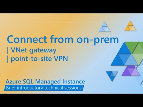 Connect to Azure SQL Managed Instance from on-premises