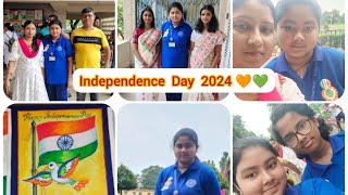 Happy Independence day 2024 🧡💚 #best #memories at K.T.P.P HIGH SCHOOL (H.S) #bestfriend #mahisworld