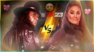 Undertaker VS Tamina - Tables Match | RAW Womens Championship Match | WWE 2K23 | WWE Banger