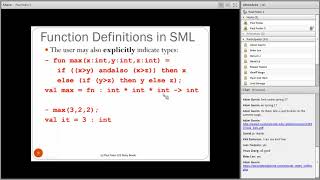 CSE307 Principles of Programming Languages course: SML part 1