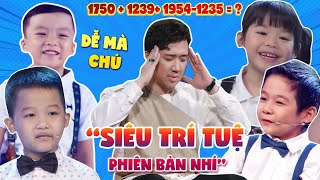 Trấn Thành "đổ mồ hôi hột" trước những "SIÊU TRÍ TUỆ NHÍ VIỆT NAM" tại biệt tài tí hon?