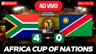 Afrique du Sud 4 x 0 Namibie | Jeu en direct aujourd'hui !