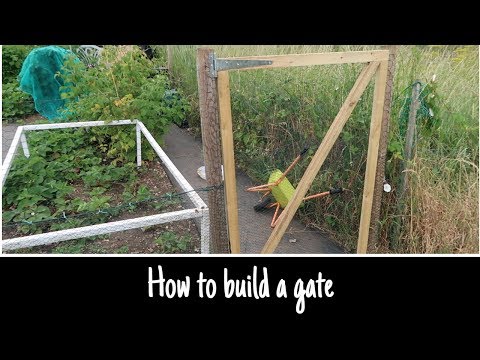 How to build an easy gate for your garden or allotment How to build an easy gate for your garden or allotment